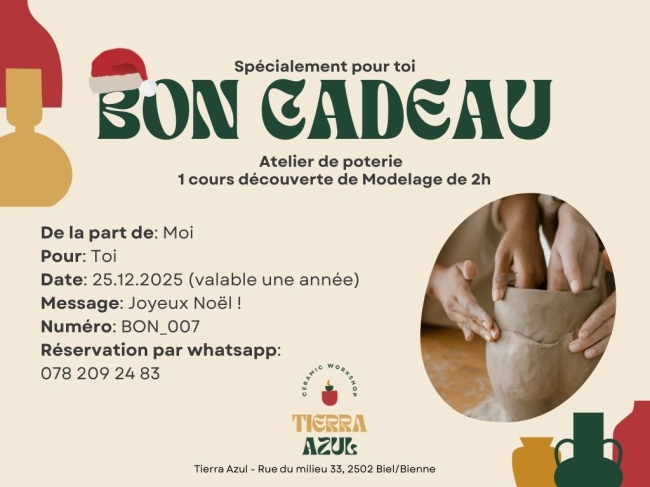 Bon digital - cadeau de Noël 